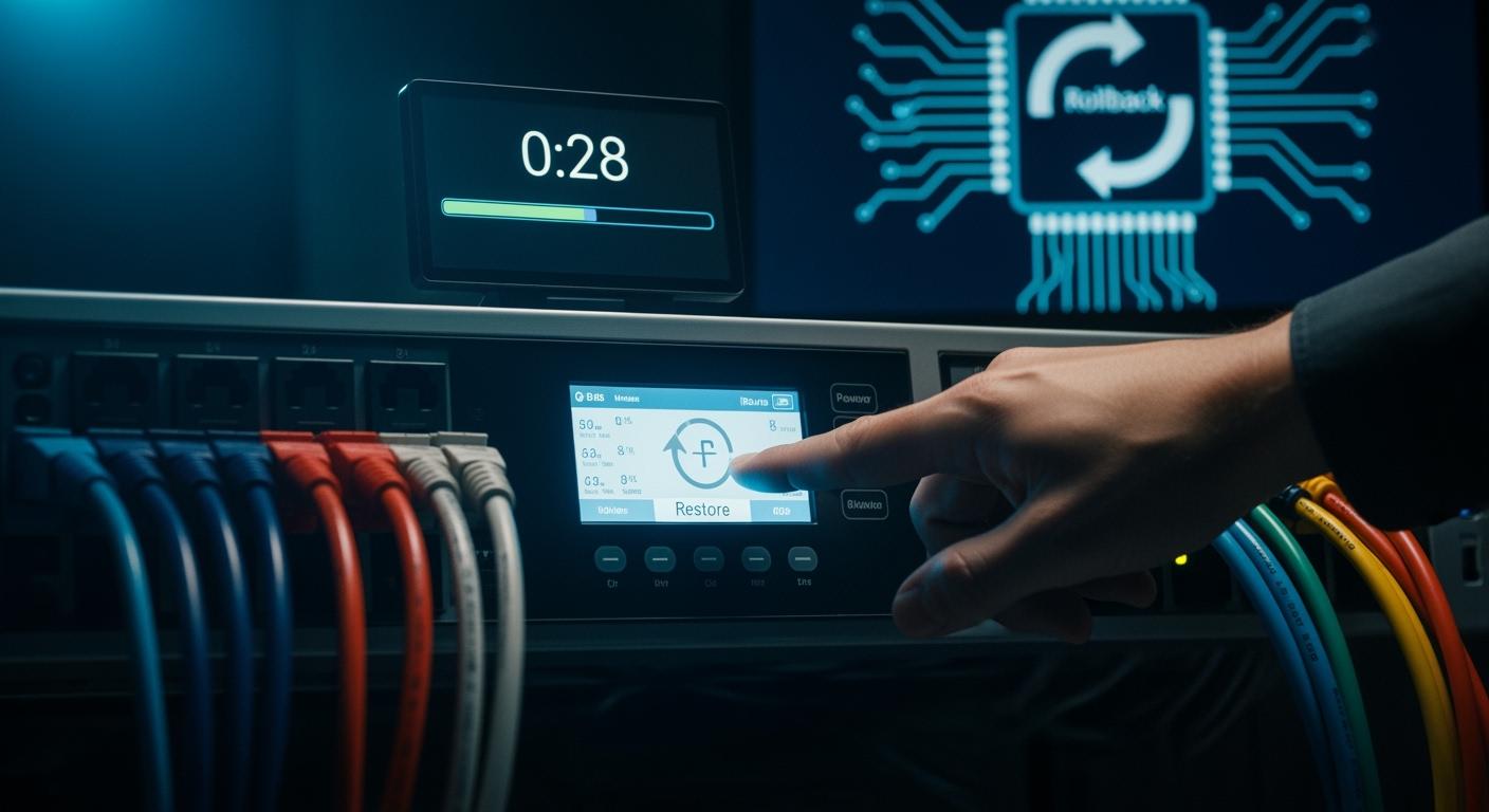 Firmware Rollback Mechanism of Smart PDUs: Restore Original Version Within 30 Seconds After Upgrade Failure