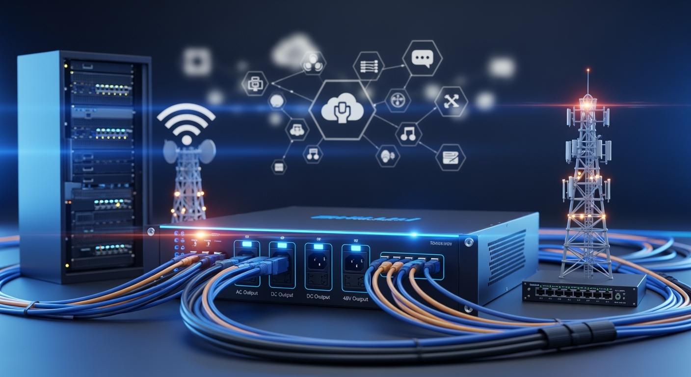 Multi-Standard Output (AC/DC/48V) Telecom Power System for Multi-Service Convergence Scenarios