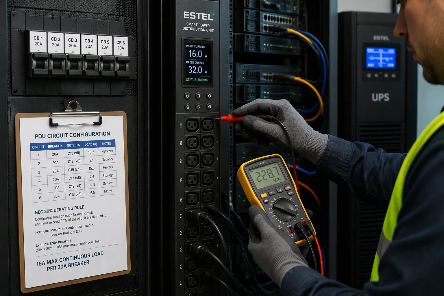 Configure the ESTEL Smart Power Distribution Unit