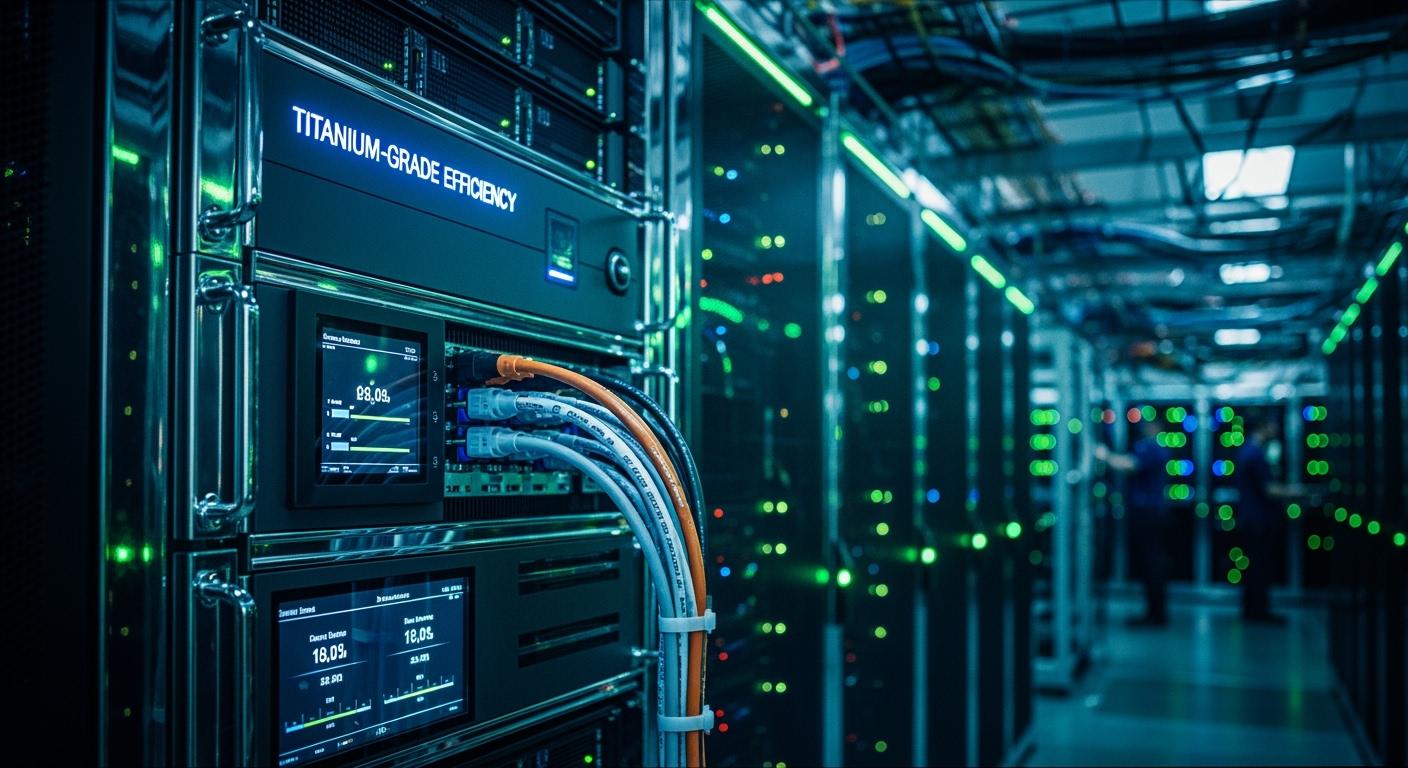Titanium-Grade Efficiency Telecom Rectifier System for Large Data Center Energy Consumption Reduction