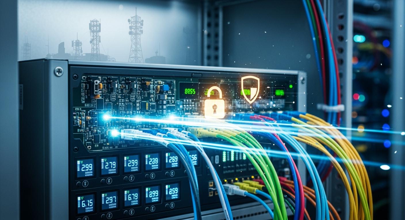 Quantum Encryption Communication Integrated Smart Power Distribution Unit Solution for Data-Secure Power Supply in Telecom Cabinets