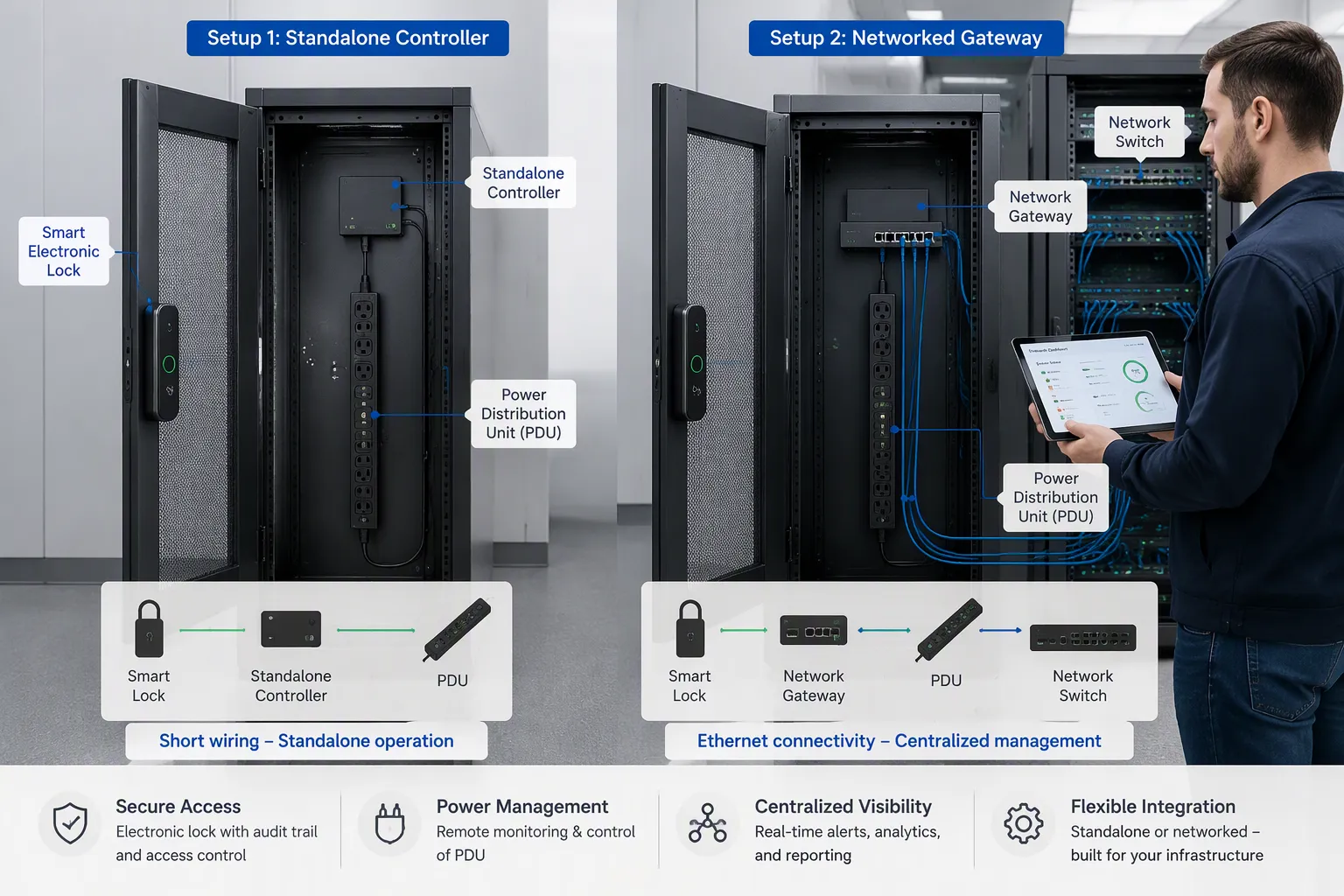 Integration Architecture for Telecom Cabinets