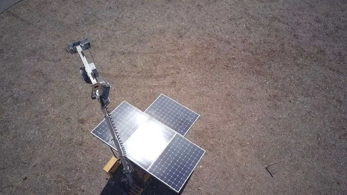 Solar Power Integration for Unattended Operation