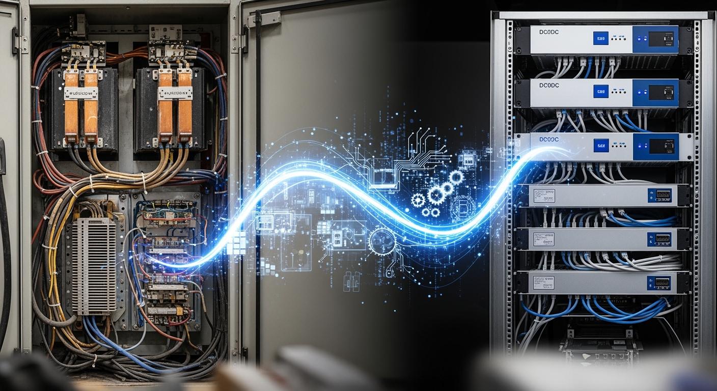 Full DC Evolution of Telecom Power Systems: From Traditional to Efficient DC/DC Architectures