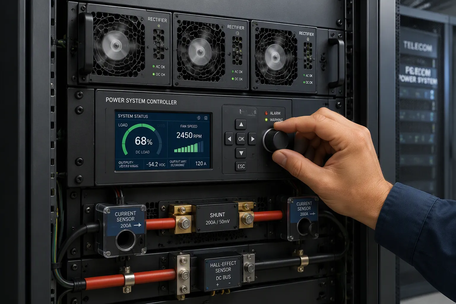 Load-Based Fan Control in Telecom Power Systems