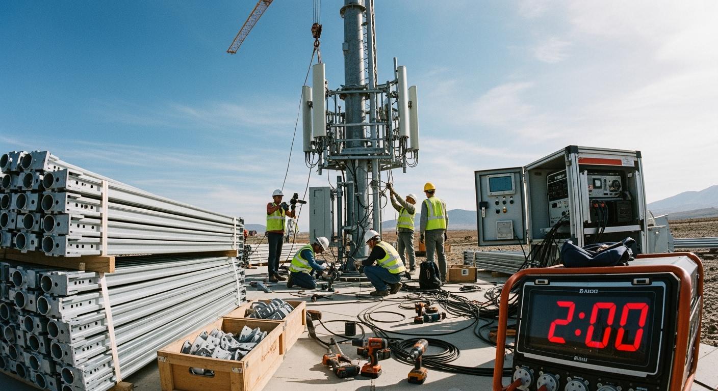 Rapid Deployment Solution for Telecom Power Systems: 2-Hour Single-Site Setup with Standardized Components