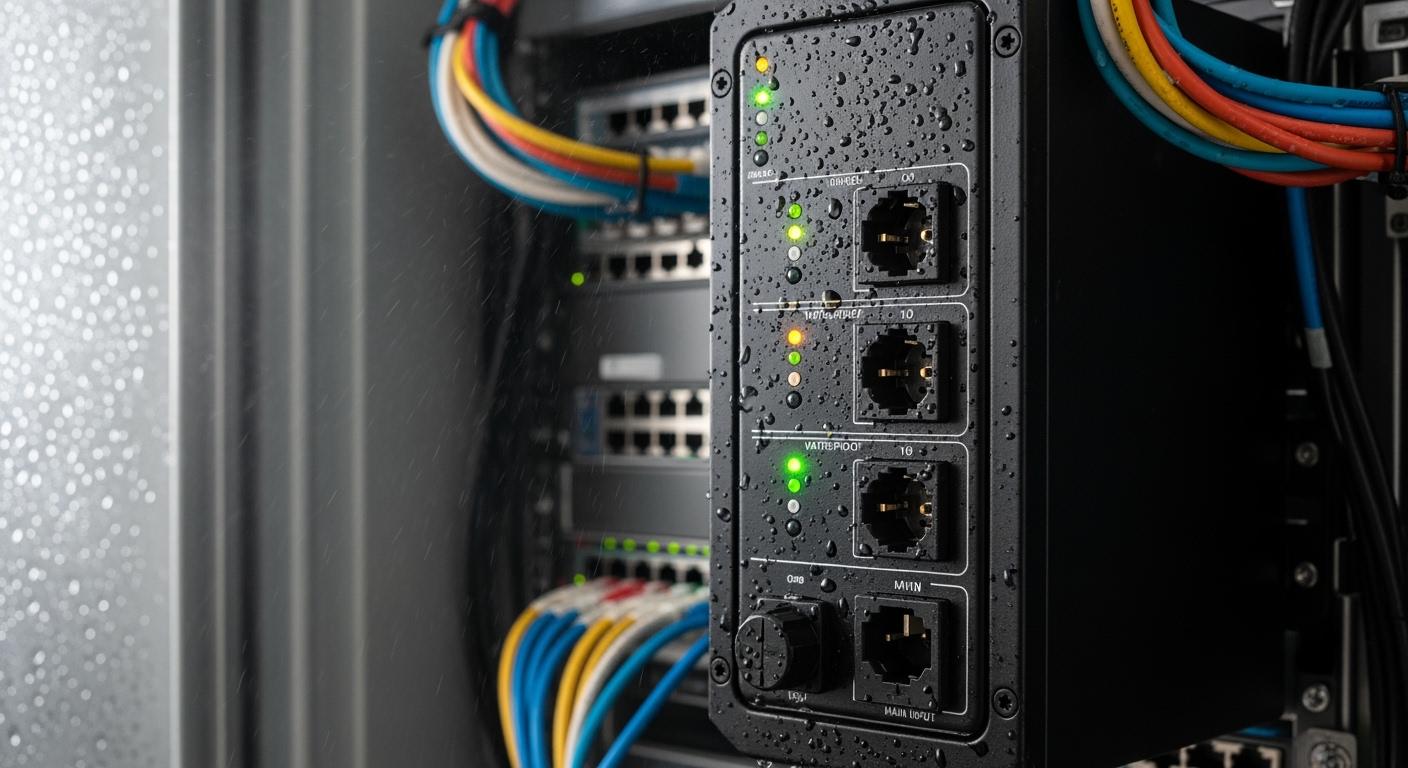 IP55 Waterproof/Dustproof Upgraded Smart PDU Solution for Moist Environment Protection in Telecom Cabinets