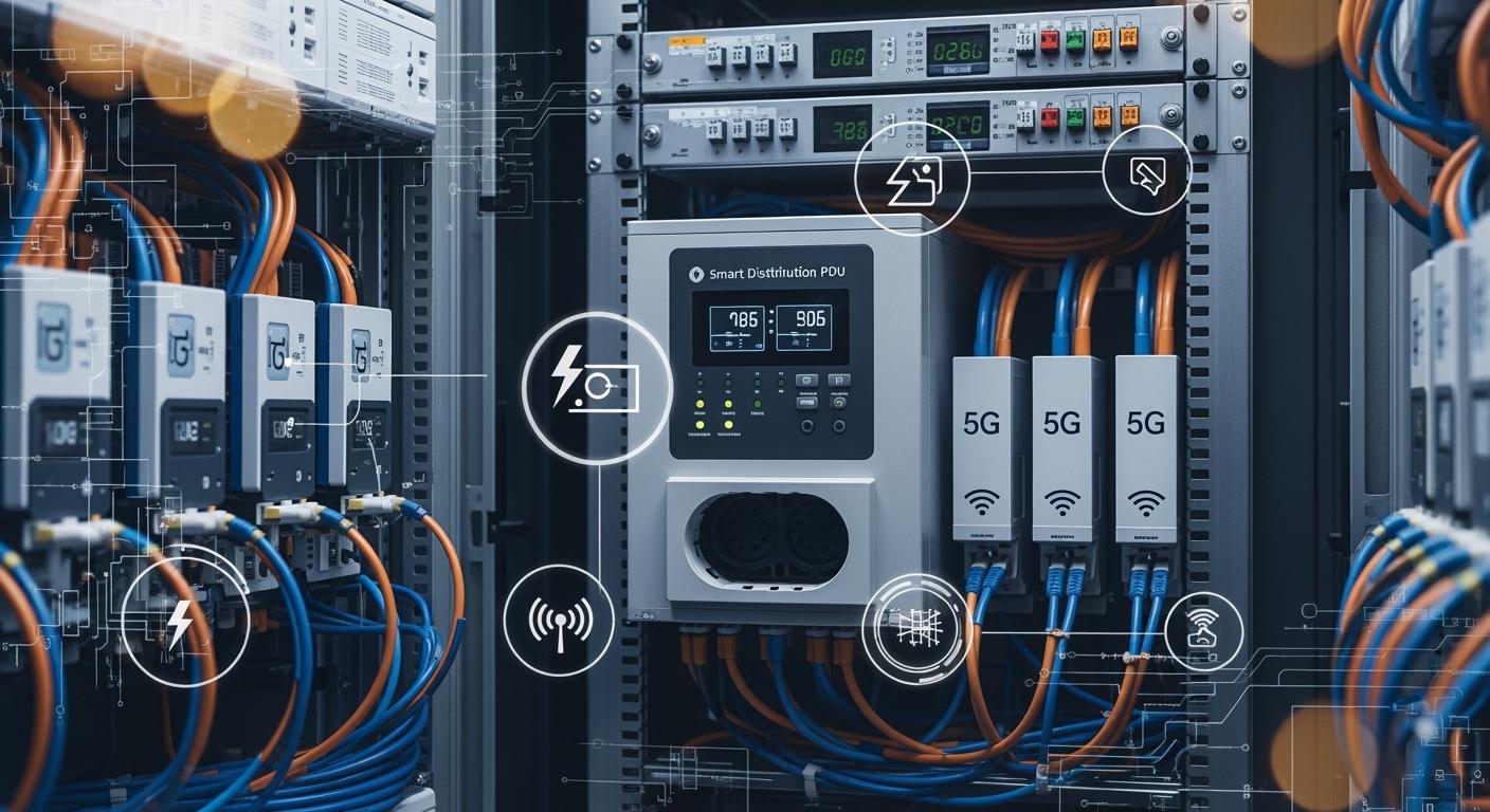 Precise Micro-Power Supply for 5G Small Cells via Smart PDUs in Telecom Cabinets