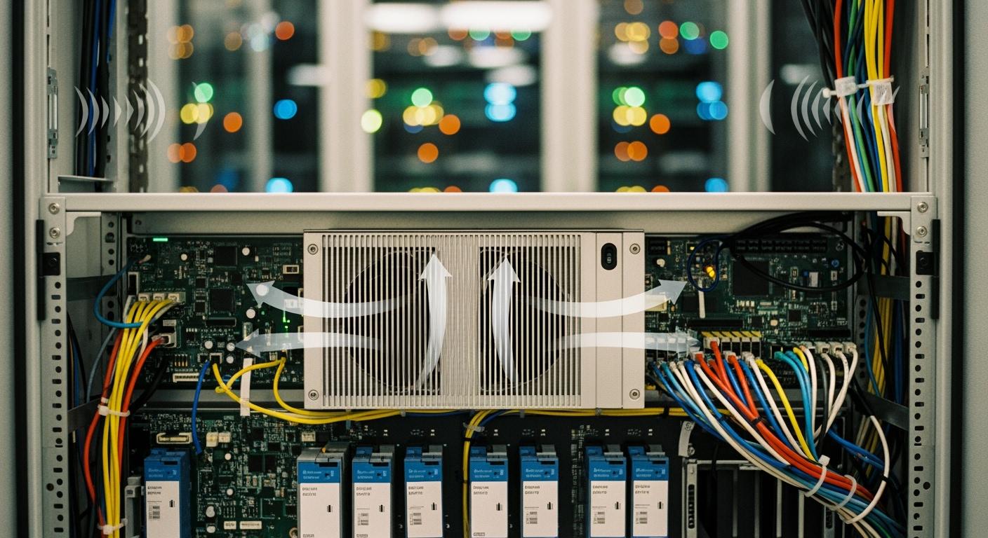 Passive Heat Dissipation Optimization of Smart PDUs in Telecom Cabinets: Noise Reduction in Low-Noise Data Centers