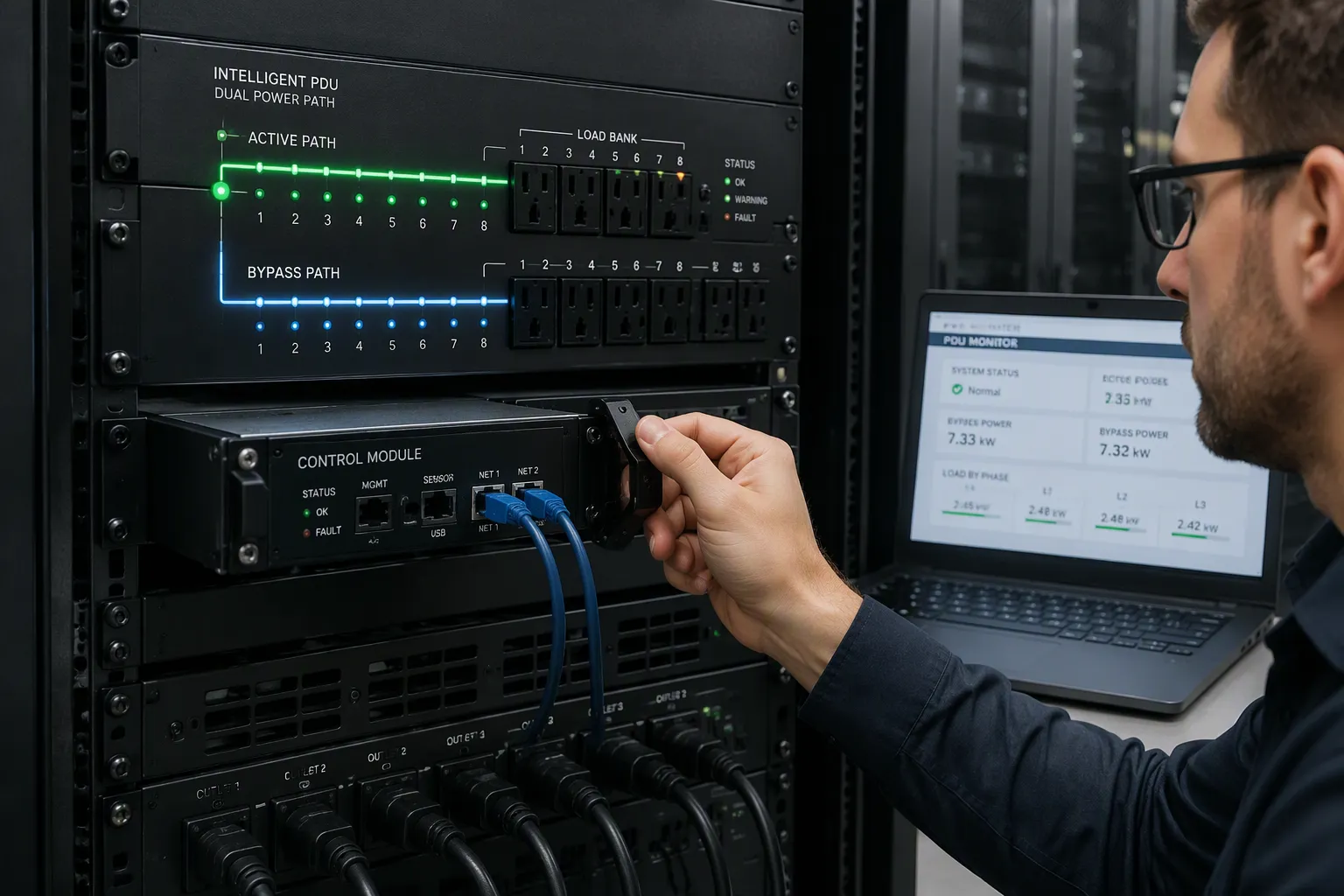 How Intelligent PDUs Enable Hot Swaps