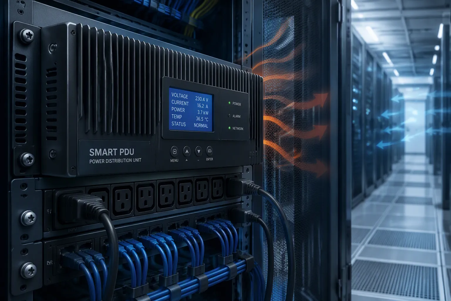 How to Optimize Passive Heat Dissipation of Smart PDUs in Telecom Cabinets for Noise Reduction in Low-Noise Data Centers