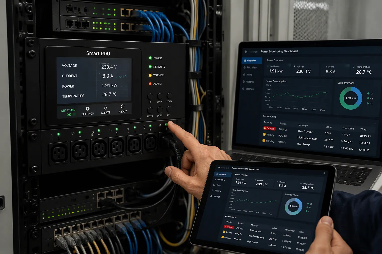 How Smart PDUs Detect Power Anomalies