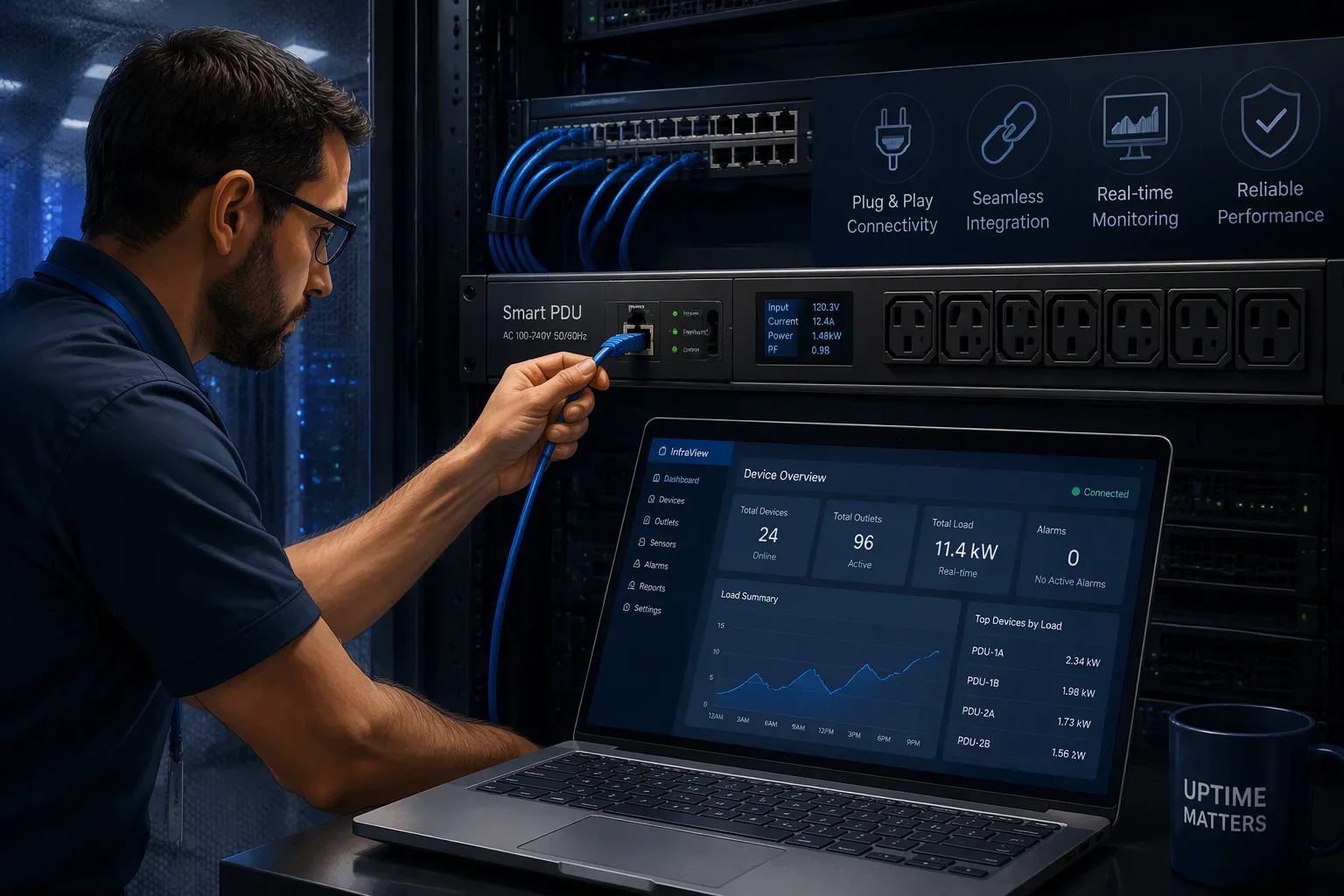 Seamless Integration with ESTEL Smart PDUs