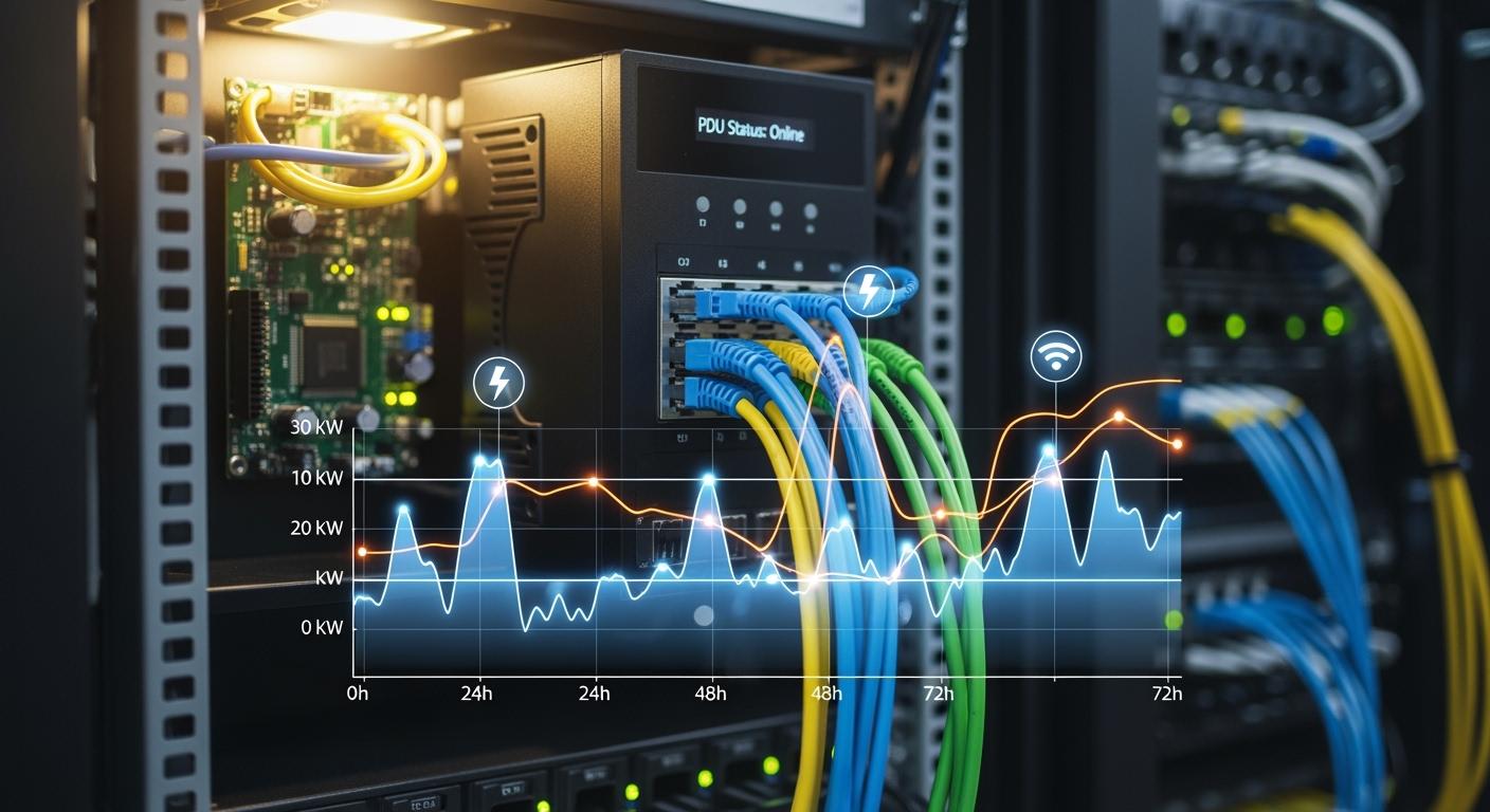 Visualized Power Trend Prediction of Smart PDUs in Telecom Cabinets: 72H Load Changes Graphically Displayed