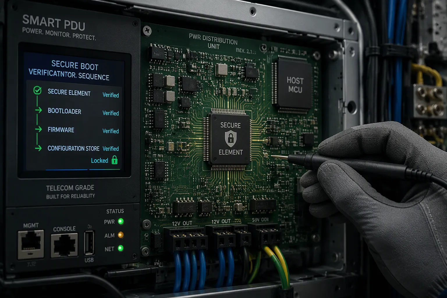 Building a Hardware Root of Trust for Telecom Equipment