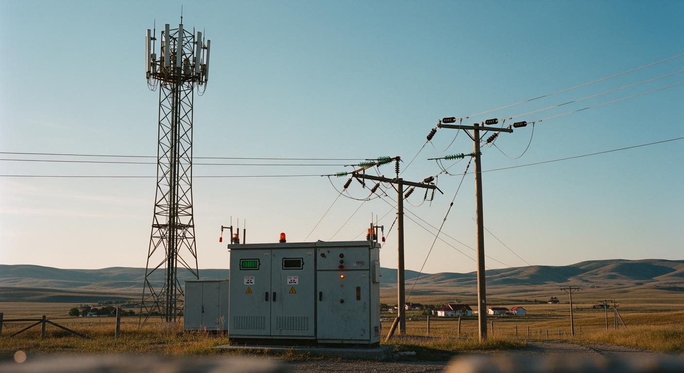 Sizing battery backup runtime for rural bad-grid 5G with Outdoor Battery Cabinet