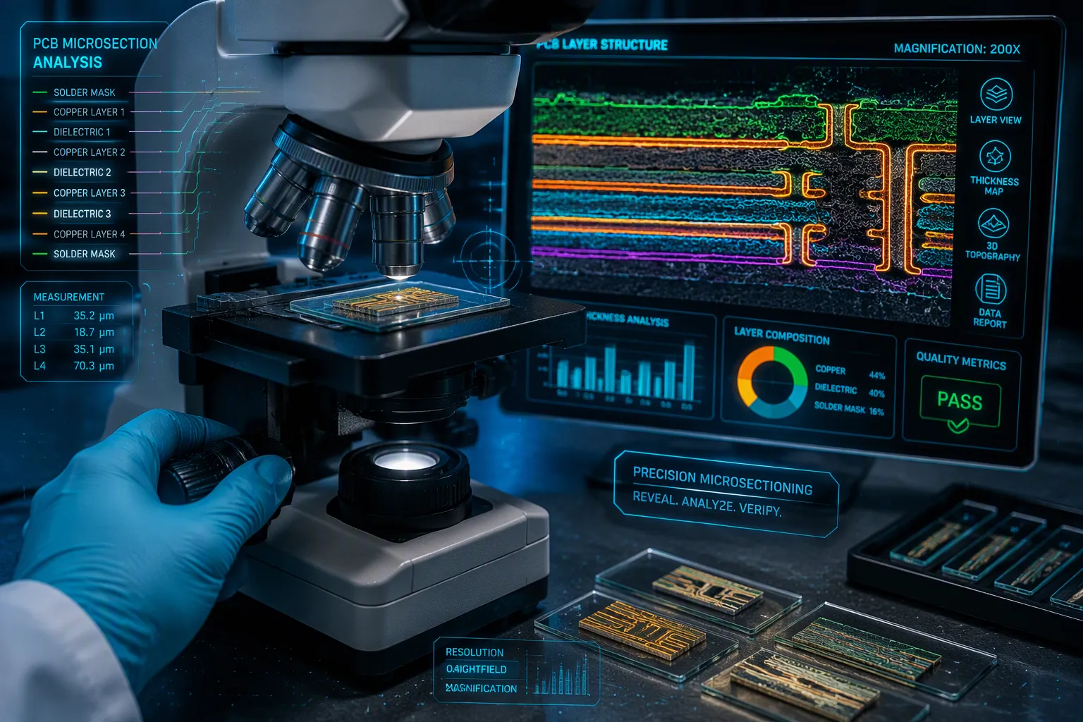 Comparing PCB Microsectioning Techniques for Superior Defect Detection