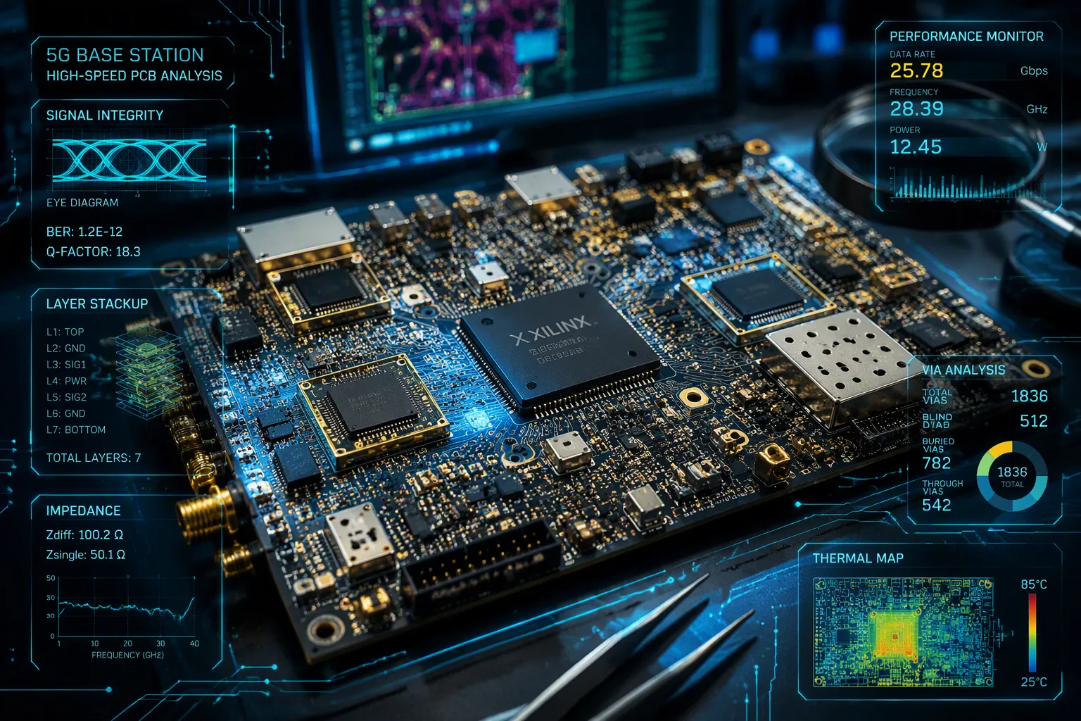 High-Speed PCB for 5G Base Station Equipment