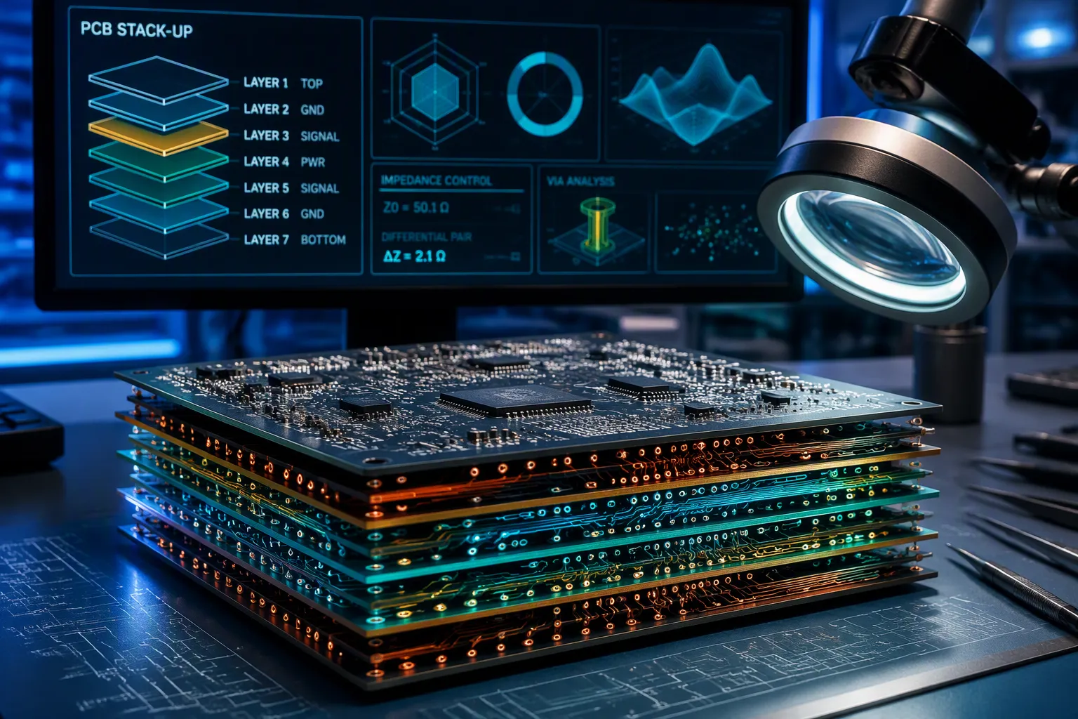 Multi-layer High TG PCB Stack-up Design