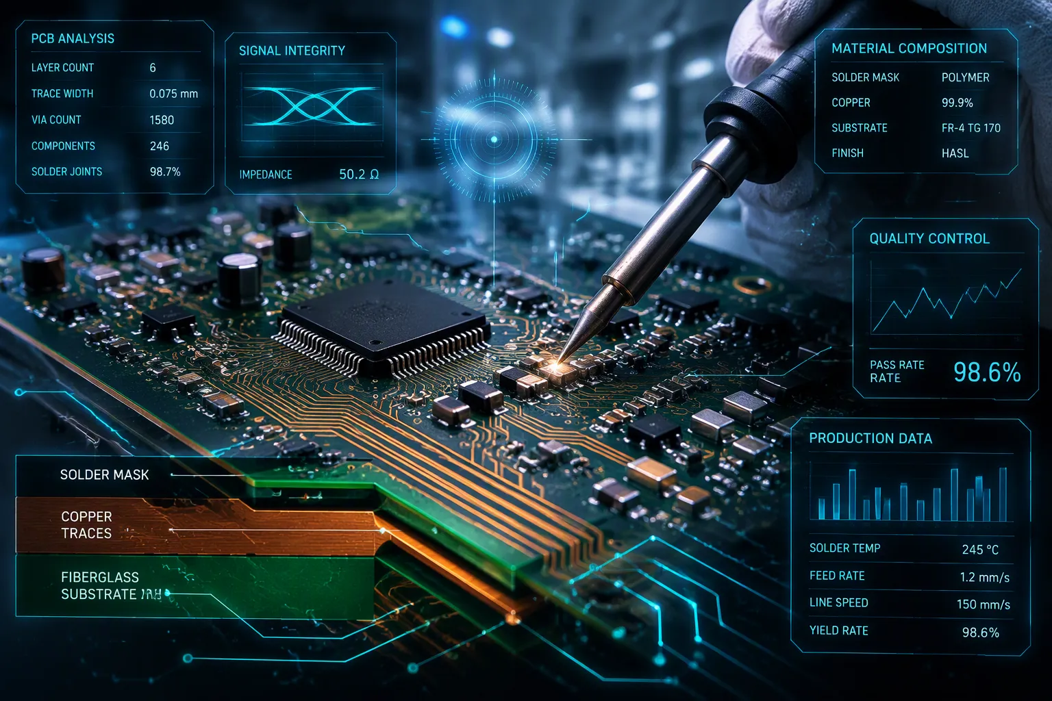 Multi-material PCB Combined Manufacturing Process