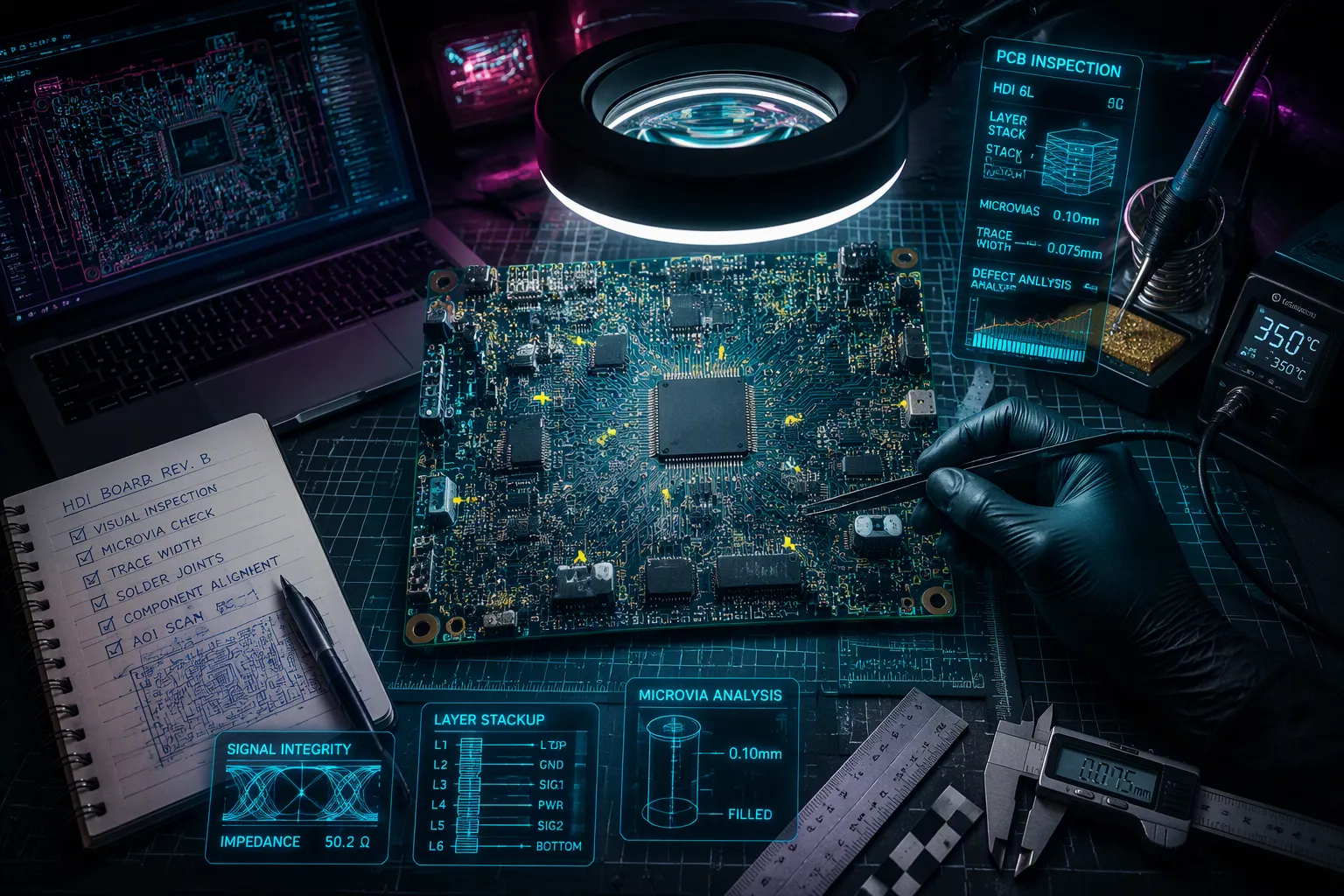 How to Identify and Fix HDI PCB Design Versus Manufacturing Issues