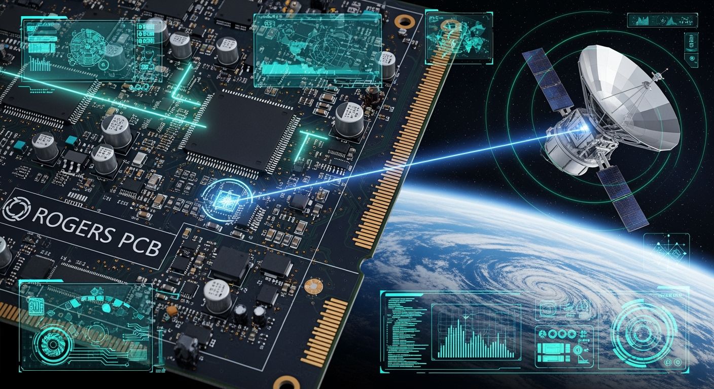 Rogers PCB for Satellite Communication Devices