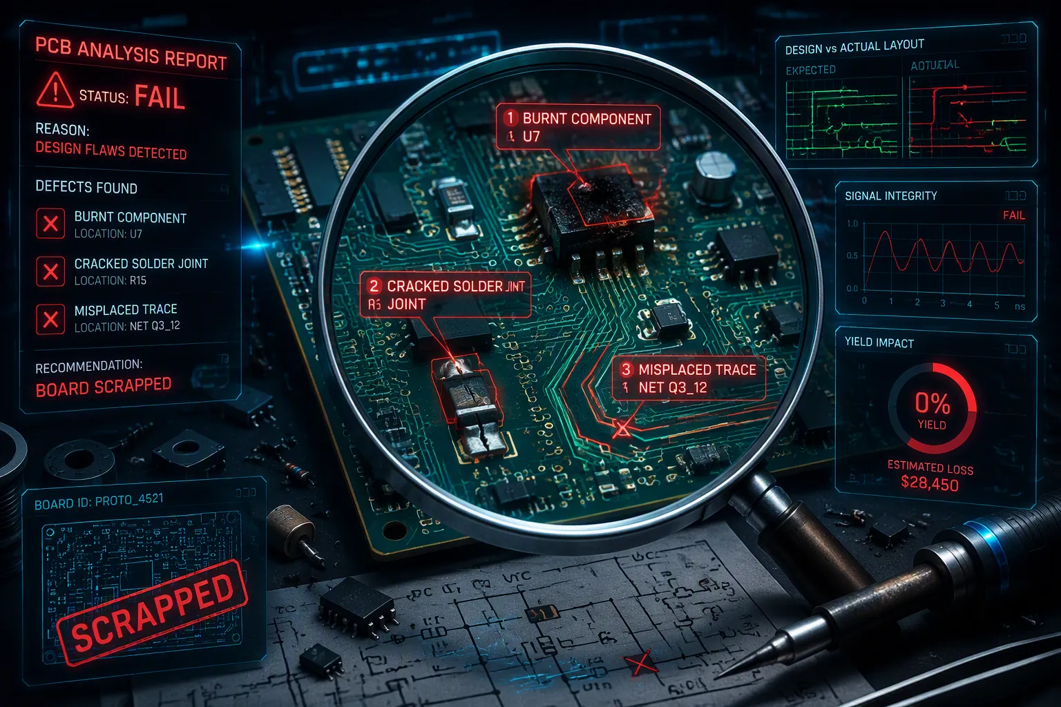 PCB design mistakes that cause scrap