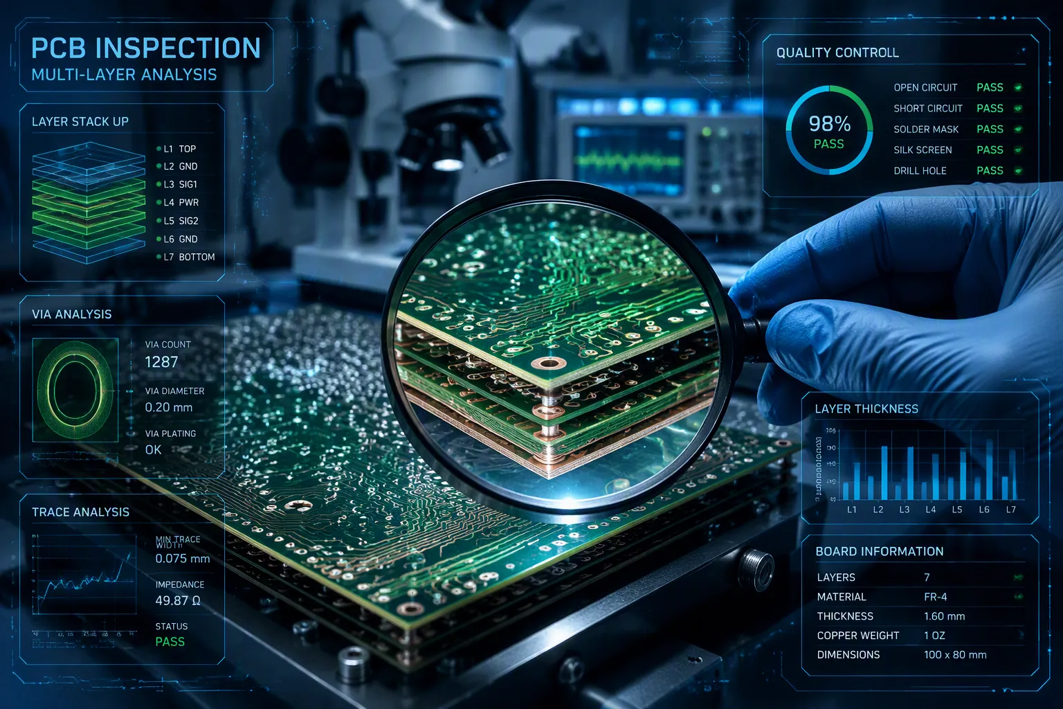 Multi-layer PCB Quality Inspection Key Points