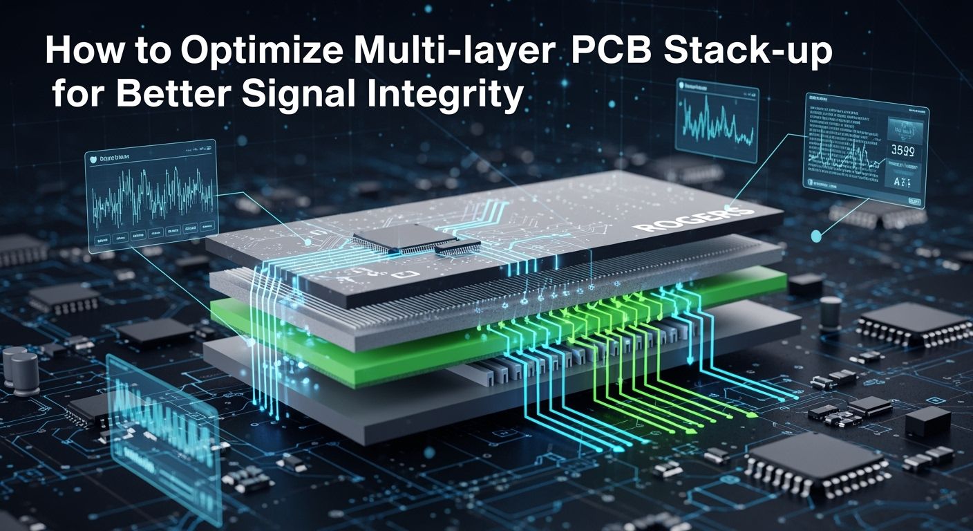 How to Optimize Multi-layer Rogers PCB Stack-up for Better Signal Integrity