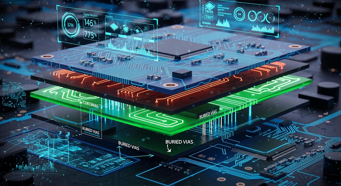 How Blind and Buried Vias Enhance PCB Performance