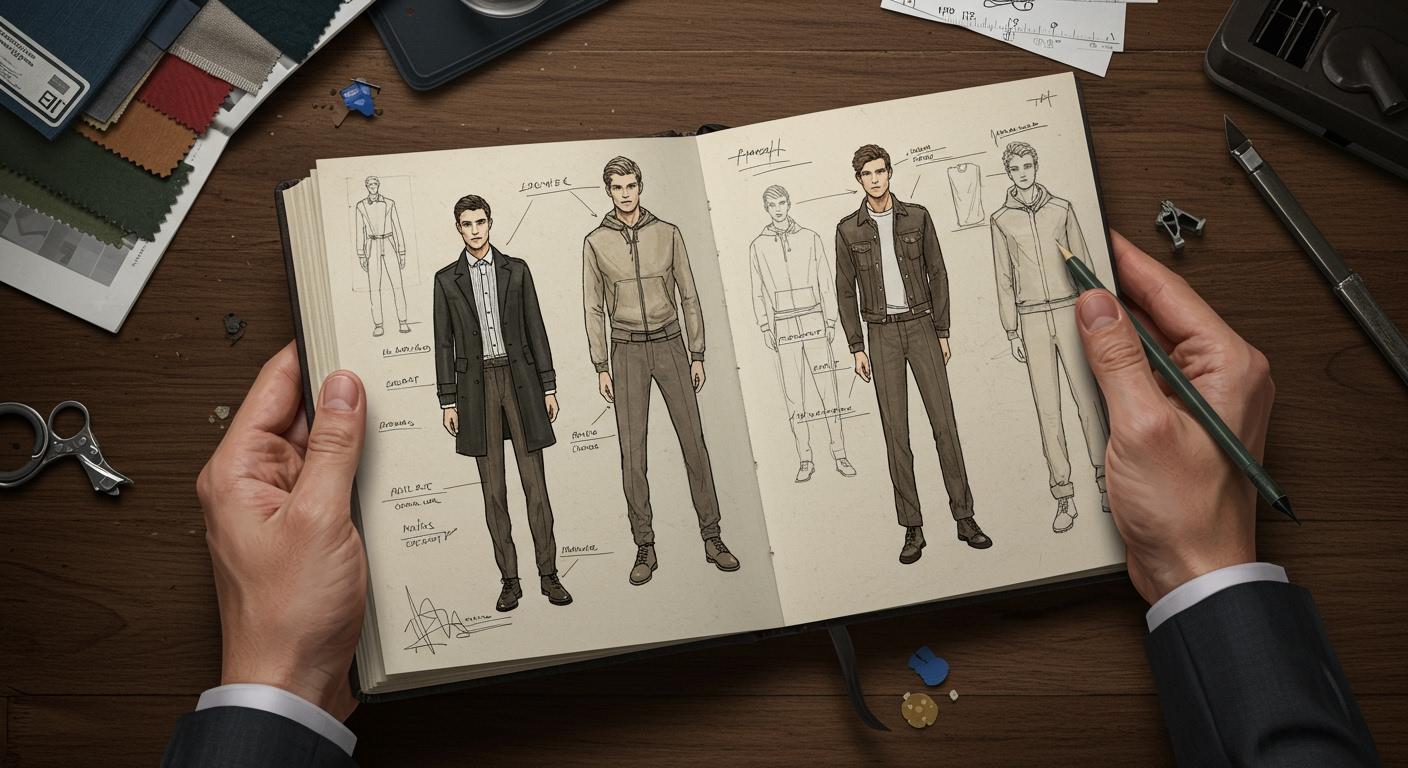 Choosing the Best Male Fashion Sketchbook for Your Designs