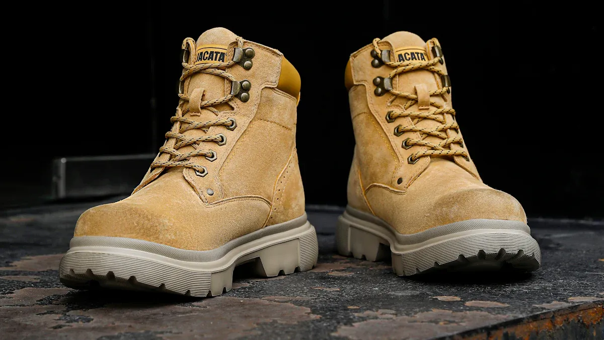 Confort și stil: Nubuck vs Pantofi de siguranță din piele integrală