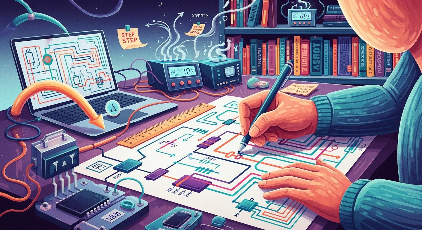 Как нарисовать схему PCB с нуля пошаговое руководство