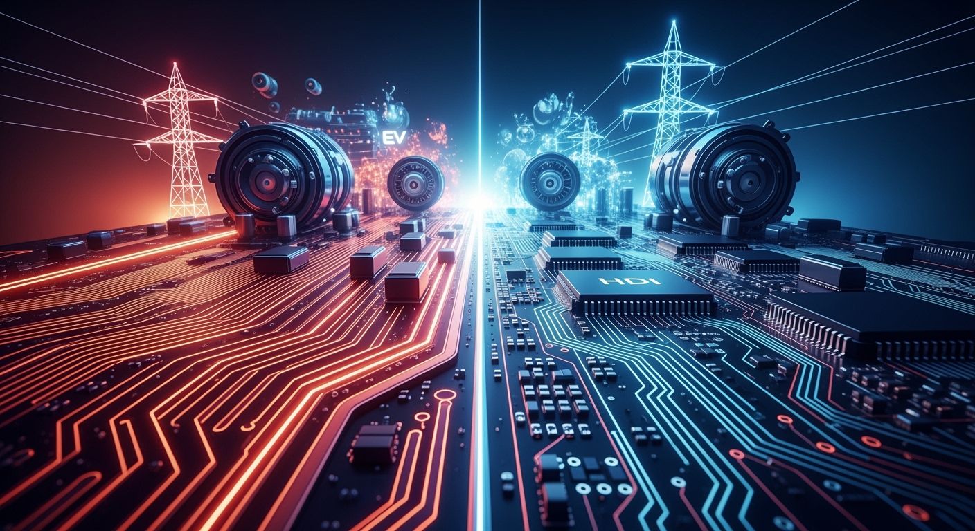 Automotive PCB for EV Applications Heavy Copper vs HDI Explained