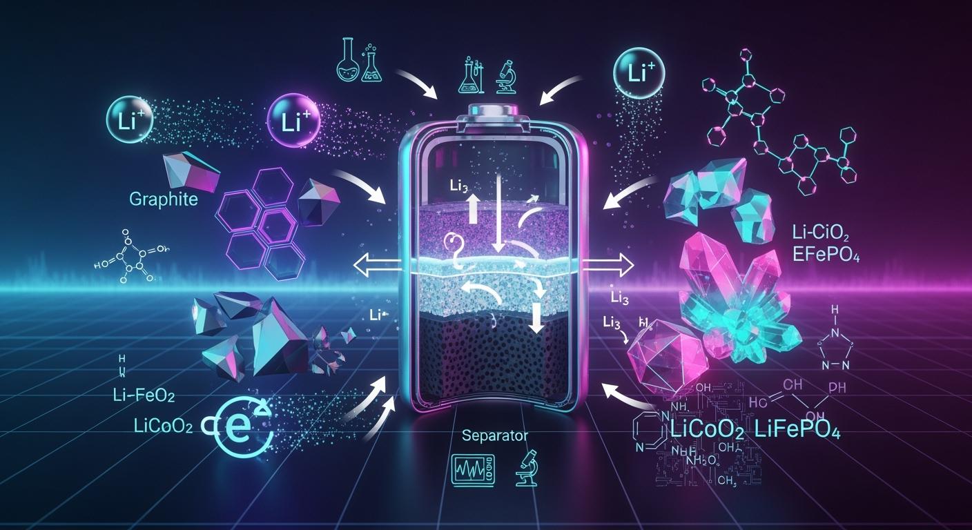 Materials and chemistry of lithium-ion batteries