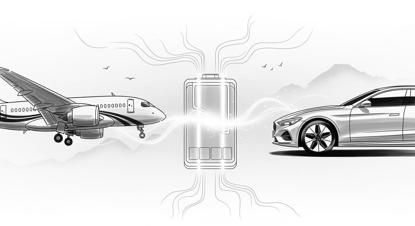 Battery breakthrough gives boost to electric flight and long-range electric cars
