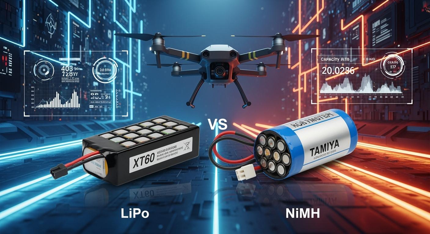 LiPo Battery Packs vs NiMH Battery Packs for Drones