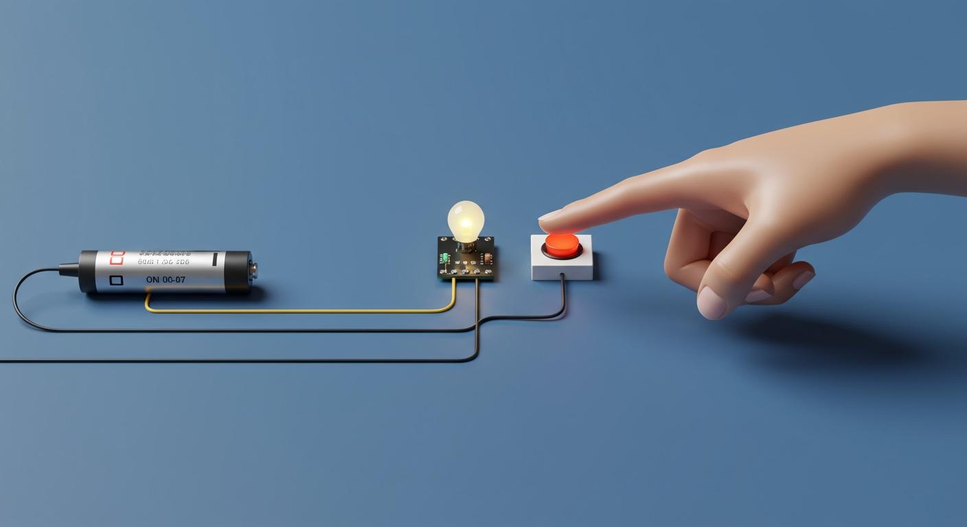 How to Make an On-Off Switch Circuit Using a Push Button