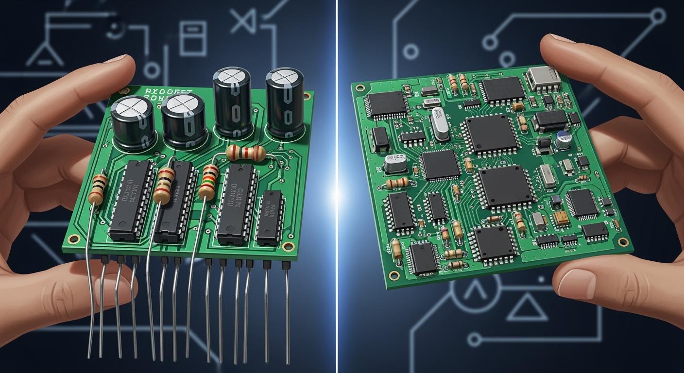 Through-Hole vs SMT Assembly
