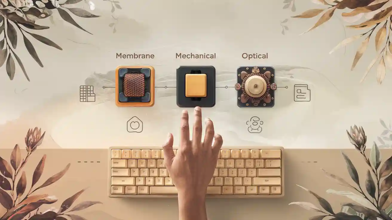 Membrane vs Mechanical vs Optical Switches Which Keyboard Is Right for You in 2025