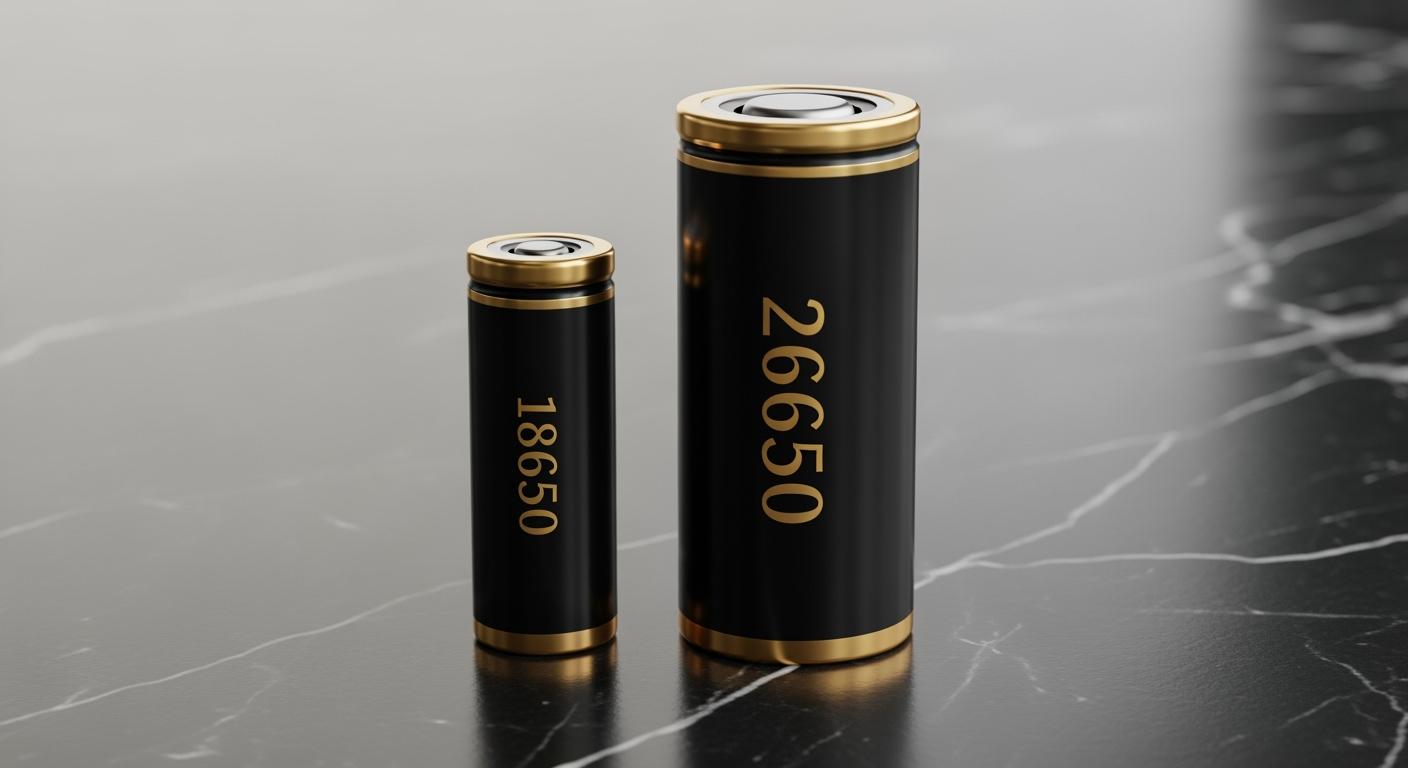 The difference between 18650 lithium ion battery and 26650 lithium ion battery