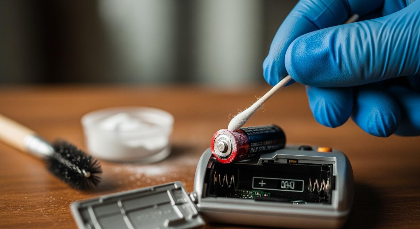 how to clean battery corrosion