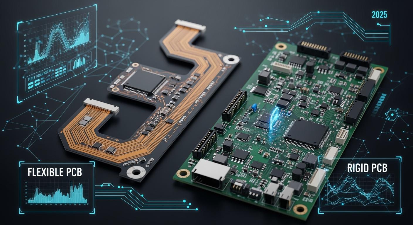 Гибкие и жесткие печатные платы в 2025 году — основные отличия