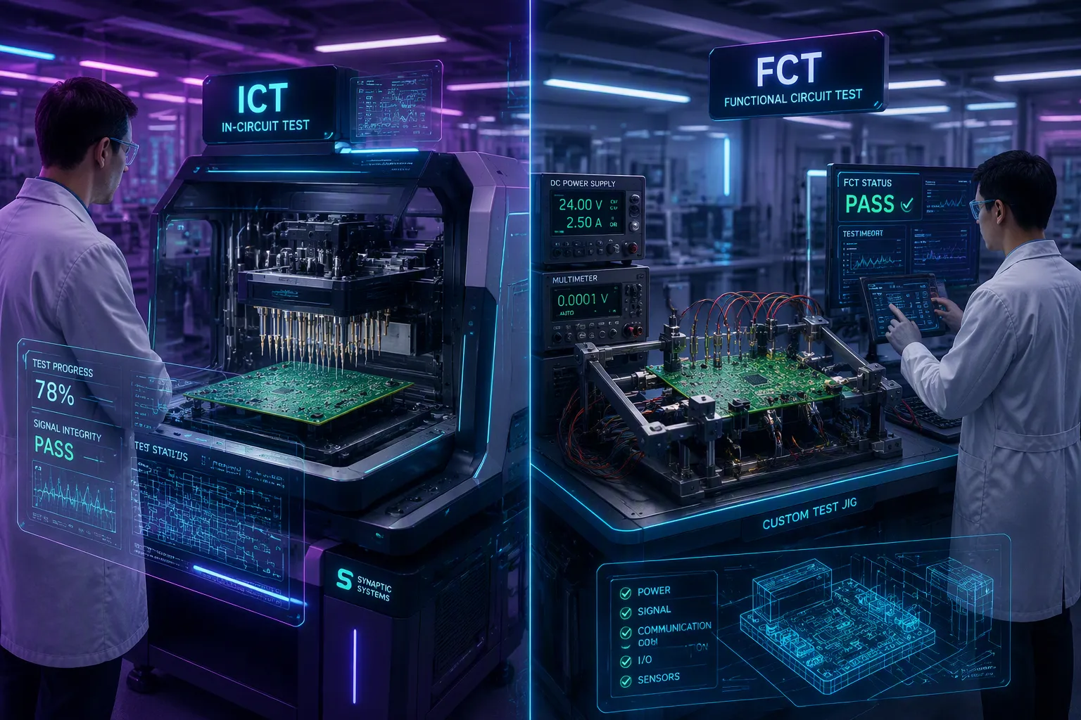 ICT vs FCT - What Are the 3 Main Differences in Full Functional PCBA?