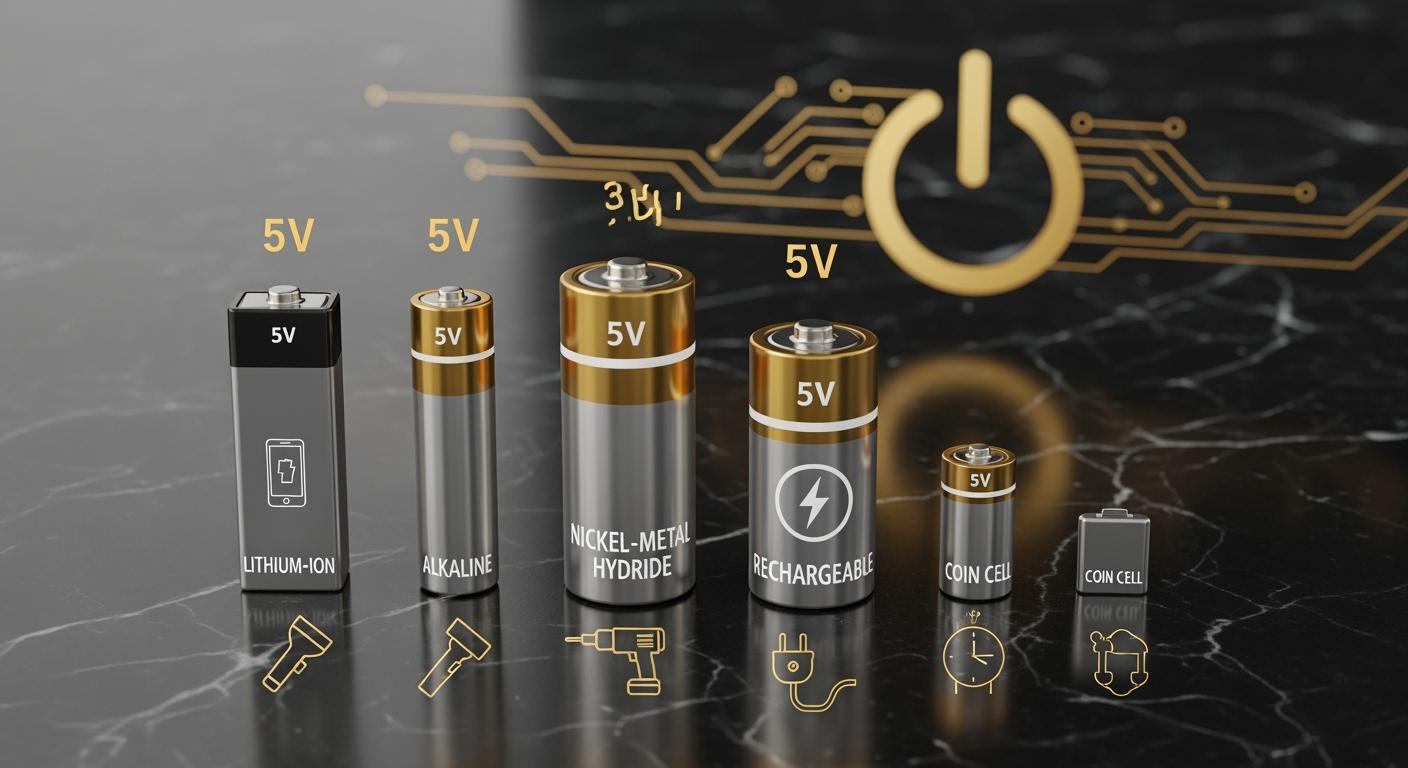 Exploring 5V Battery Types and Their Key Differences