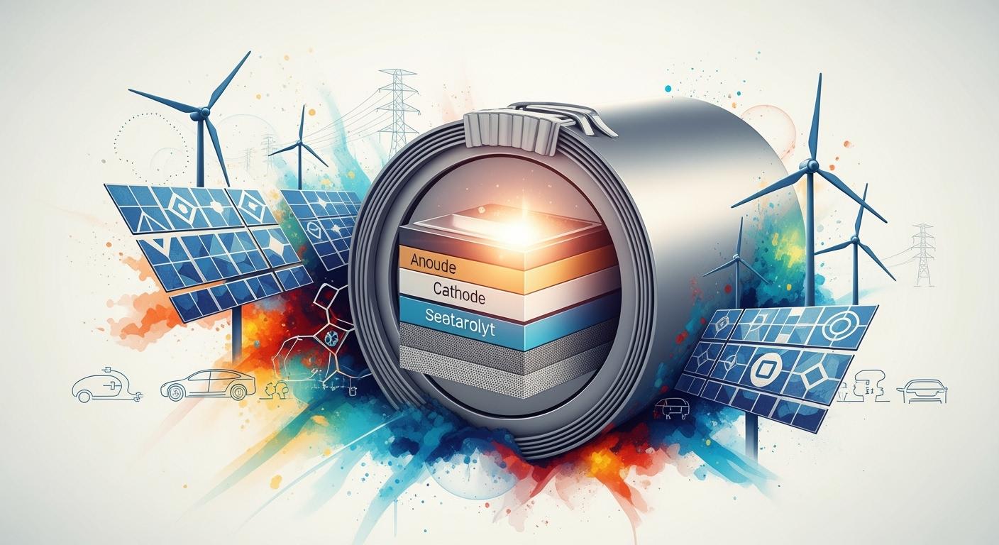 Creating higher energy density lithium-ion batteries for renewable energy applications