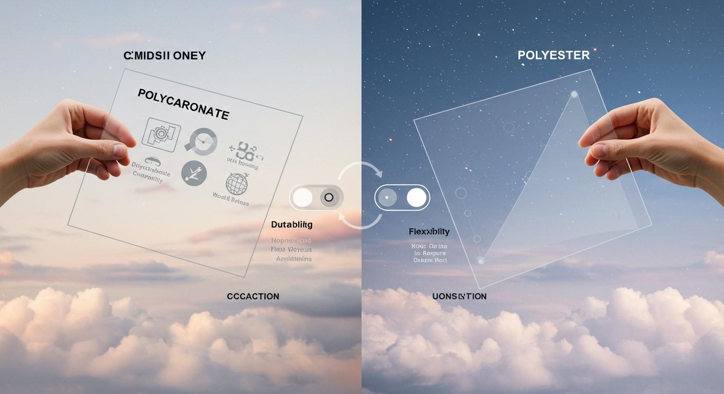 Choosing Between Polycarbonate and Polyester for Graphic Overlays in 2025