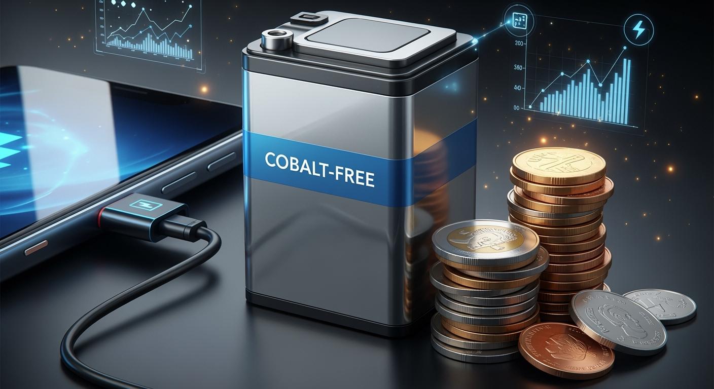 New cobalt-free lithium-ion battery reduces costs without sacrificing performance