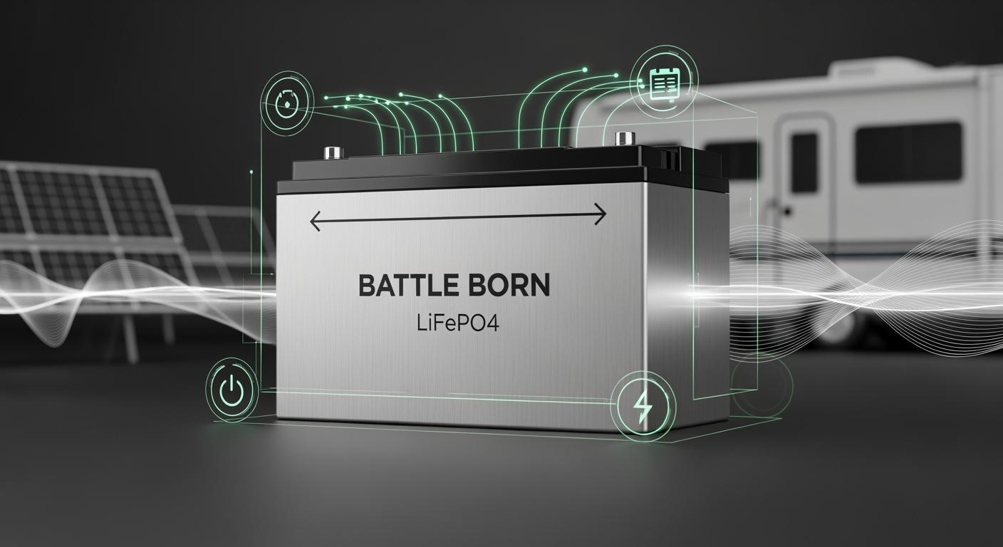 Battle Born Lithium Iron Phosphate (LiFePO4) Deep Cycle Batteries