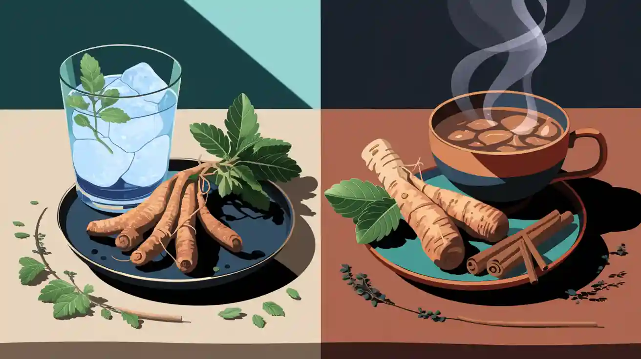 花旗參與人參的比較：性涼與性溫的差異